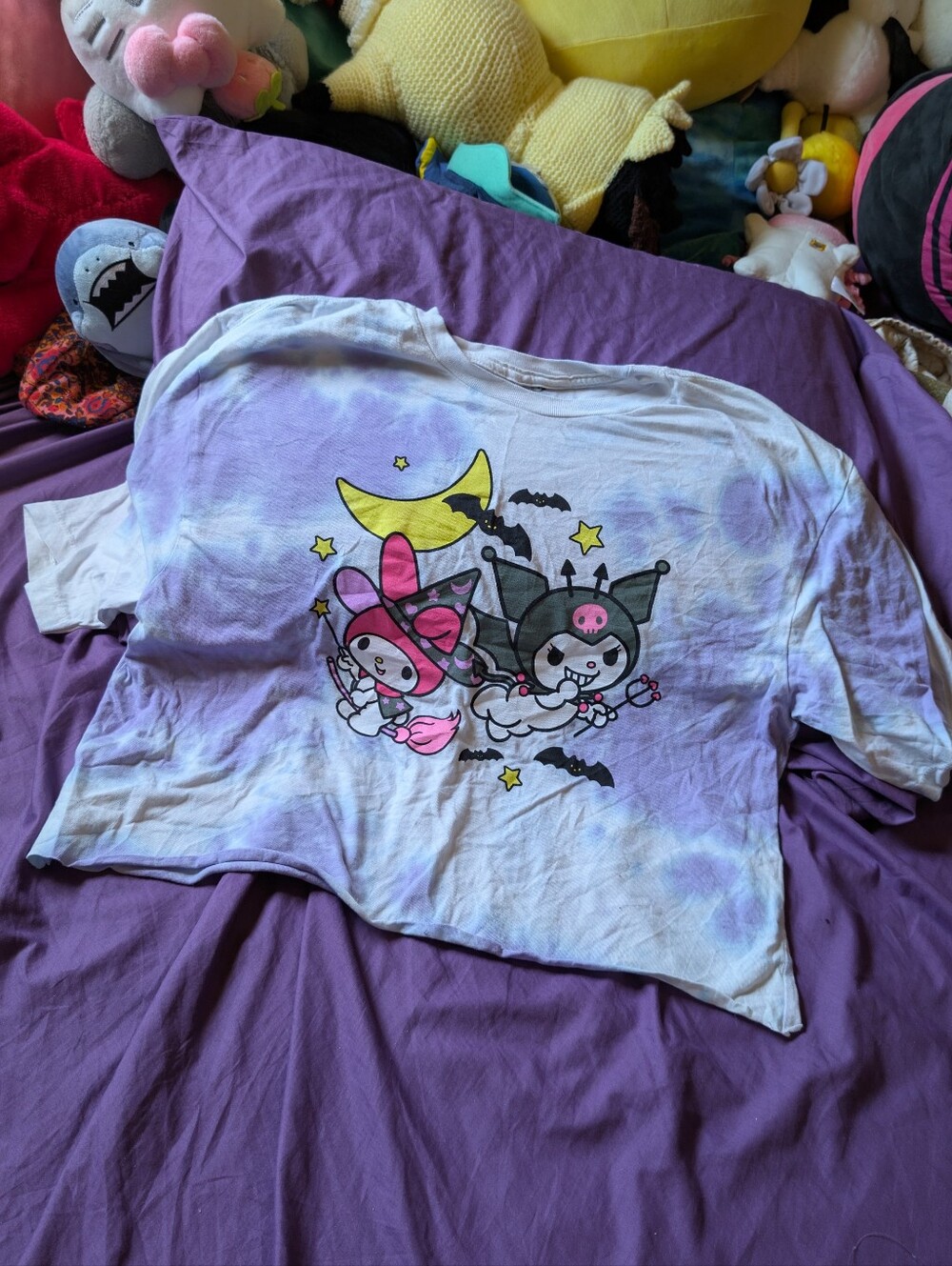 My Melody X Kuromi Sanrio Cropped Oversize Tee